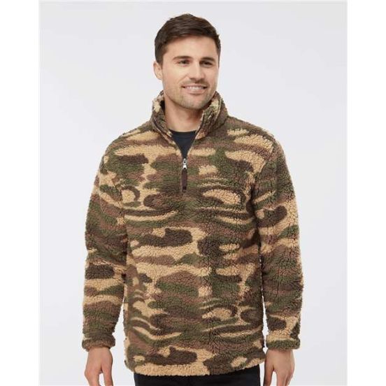 Boxercraft Q10 Unisex Sherpa Fleece Quarter-Zip Pullover