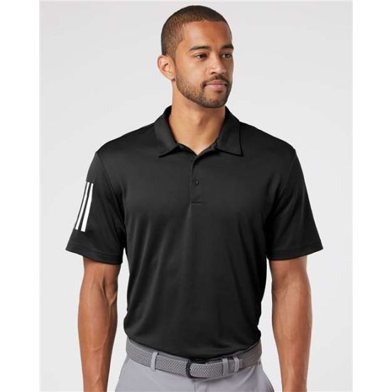 Adidas A480 Men's Floating 3-Stripes Polo