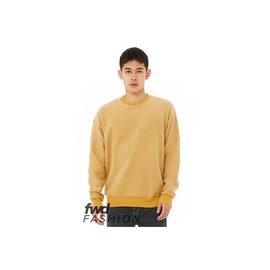 BELLA + CANVAS 3345 Unisex FWD Fashion Sueded Drop Shoulder Crewneck Sweatshirt