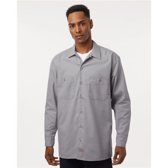 Dickies L535 Men's Industrial Long Sleeve Work Shirt