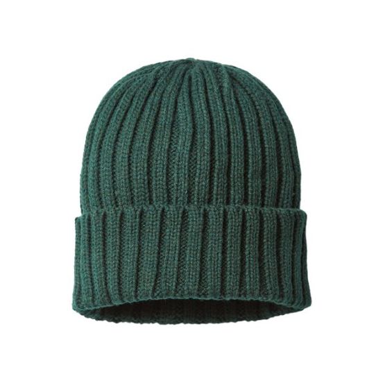 Atlantis Headwear SHORE Sustainable Cable Knit Cuffed Beanie
