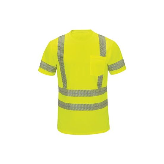 Red Kap SVY4T Men's Tall High Visibility Short Sleeve T-Shirt