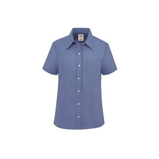 Dickies S254 Women's Short Sleeve Stretch Oxford Shirt
