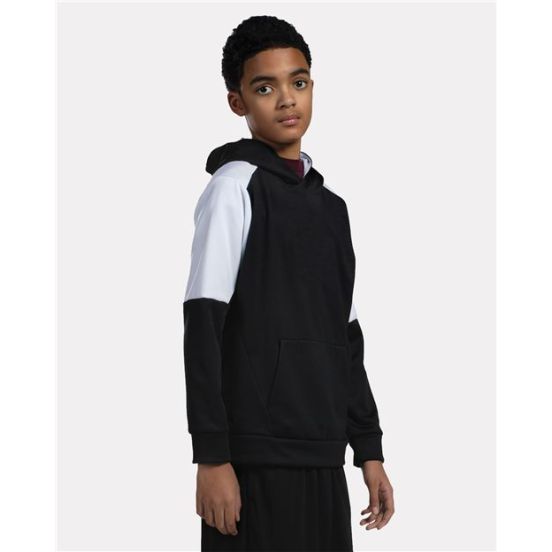 Holloway 222640 Youth Blue Chip Hooded Sweatshirt