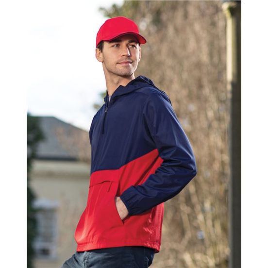Holloway 229534 Men's Packable Quarter-Zip Jacket