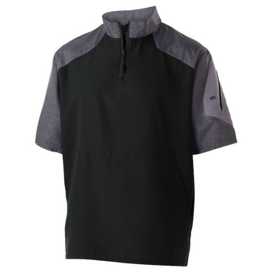 Holloway 229545 Unisex Raider Short Sleeve Quarter-Zip Pullover