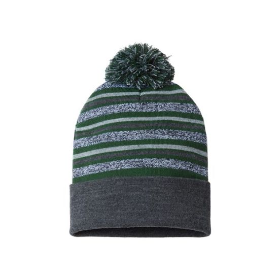 CAP AMERICA RKL12 USA-Made Striped Beanie