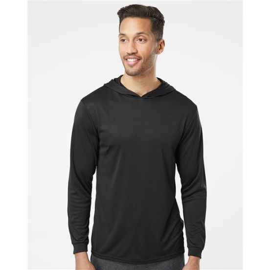 Paragon 220 Unisex Bahama Performance Hooded Long Sleeve T-Shirt