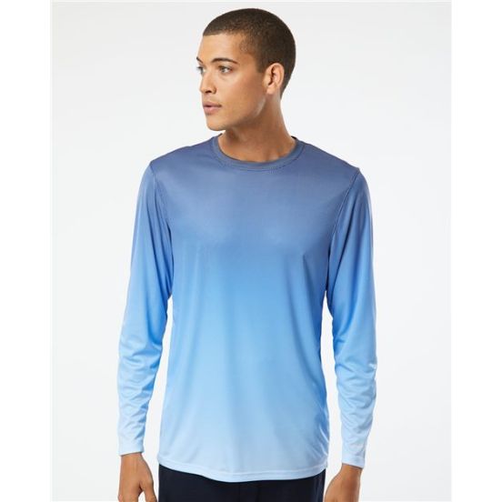 Paragon 225 Unisex Barbados Performance Pin Dot Long Sleeve T-Shirt