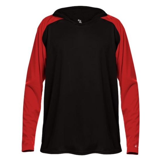 Badger 2235 Youth Breakout Hooded T-Shirt