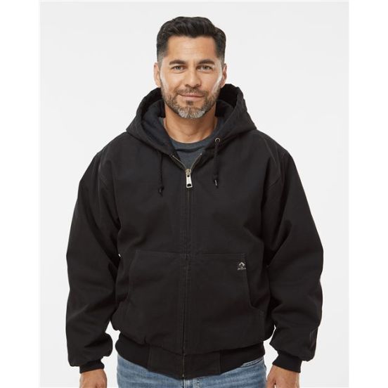 DRI DUCK 5020T Men's Tall Cheyenne Boulder Cloth™ Hooded Jacket with Tricot Quilt Lining