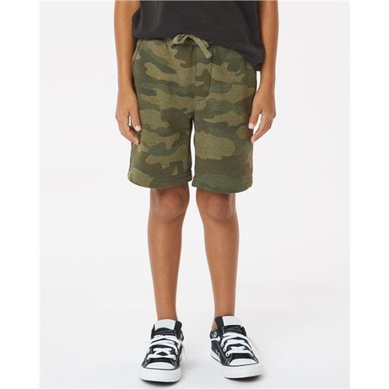 Independent Trading Co. PRM16SRT Youth Lightweight Special Blend Fleece Shorts