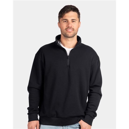 Next Level 9643 Unisex Fleece Quarter-Zip Pullover