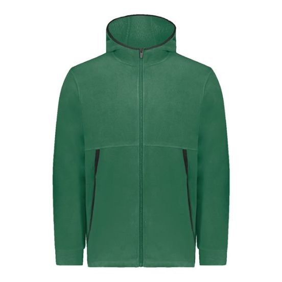 Augusta Sportswear 6858 Unisex Eco Revive™ Polar Fleece Hooded Full-Zip Jacket