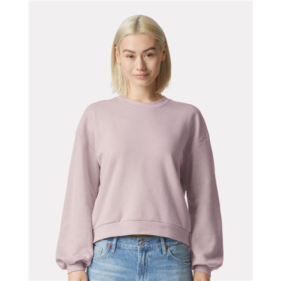 American Apparel RF494 Women's ReFlex Fleece Crewneck Sweatshirt