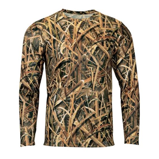 Paragon 237 Men's Oxford Performance Camo Print Long Sleeve T-Shirt