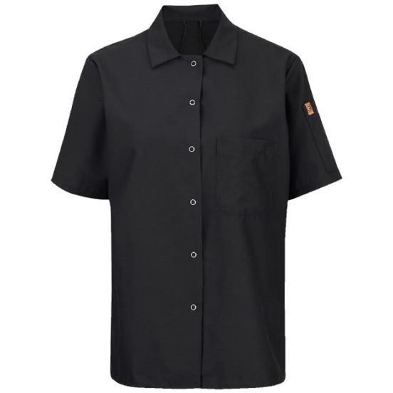 Chef Designs 501X Women's Mimix™ Short Sleeve Cook Shirt with OilBlok