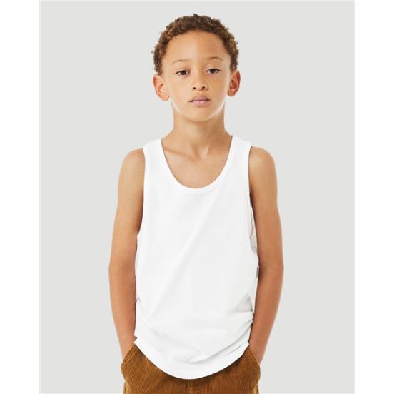 BELLA + CANVAS 3480YCVC Youth Heather CVC Tank