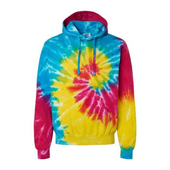 Colortone 8777Y Youth Tie-Dyed Hooded Sweatshirt