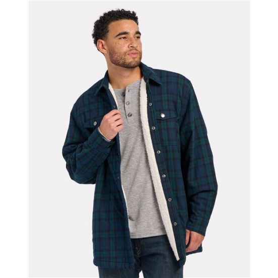 Boxercraft BM7601 Men's Flannel Sherpa Workshirt