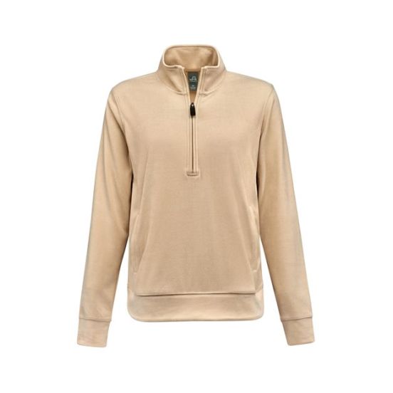 J. America 8762 Women's Element Fleece Quarter-Zip Sweatshirt