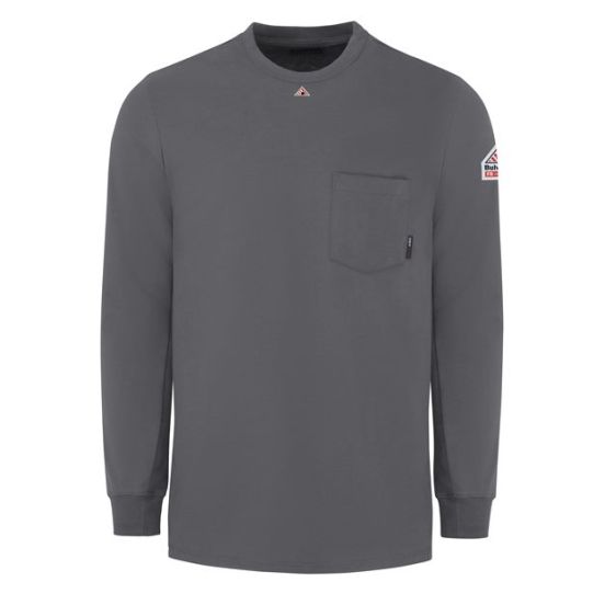 Bulwark SET2T Men's Tall Knit Long Sleeve T-Shirt