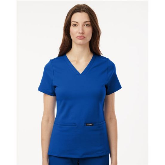 Jaanuu W30003 Women's Cesi Ultrasoft Scrub V-Neck Top