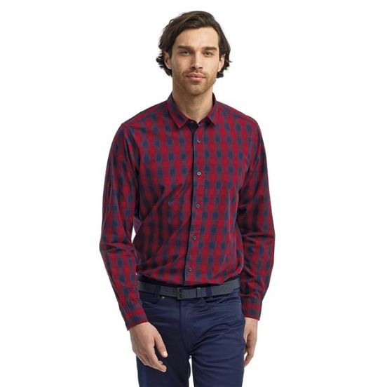 Artisan Collection by Reprime RP250 Men's Mulligan Check Cotton Shirt