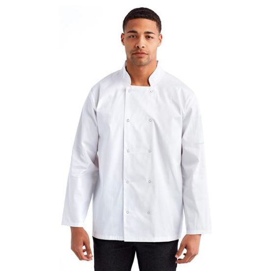 Artisan Collection by Reprime RP665 Unisex Ten Studded Front Chef Coat