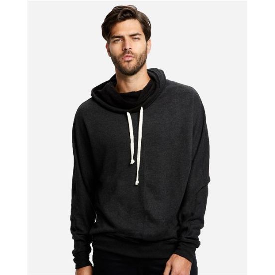 US Blanks US897 Unisex USA Made French Terry Snorkel Hooded Sweatshirt