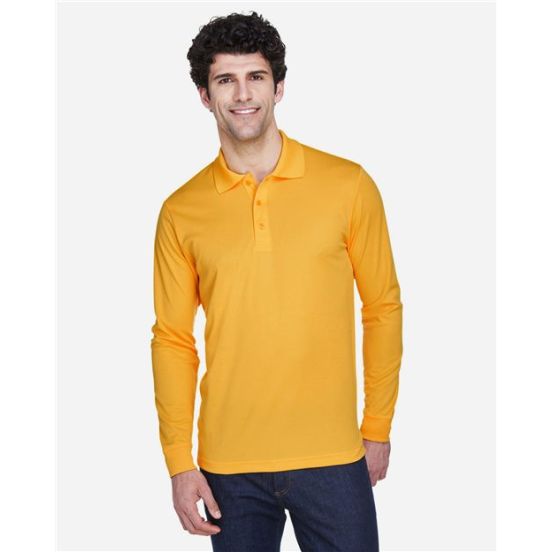 CORE365 88192 Men's Pinnacle Performance Long Sleeve Piqué Polo