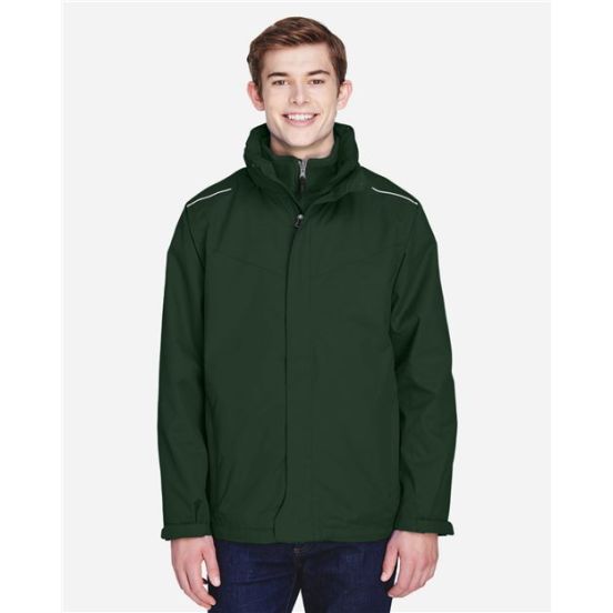 CORE365 88205 Men's Region 3-in-1 Jacket with Fleece Liner
