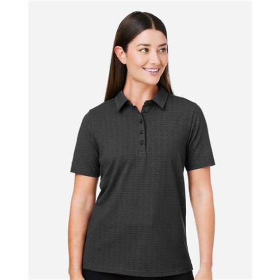 Devon & Jones DG101W Women's Crownlux Performance® Geo Polo