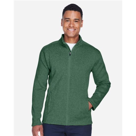 Devon & Jones DG793 Men's Bristol Full-Zip Sweater Fleece Jacket