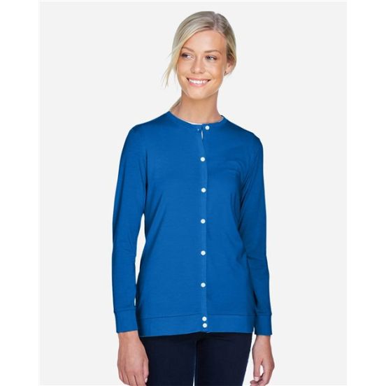 Devon & Jones DP181W Women's Perfect Fit™ Ribbon Cardigan