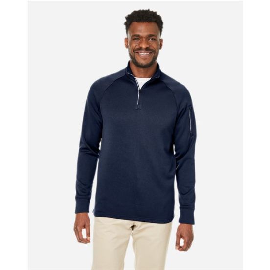 CORE365 CE801 Unisex Fusion ChromaSoft™ Fleece Quarter-Zip Pullover