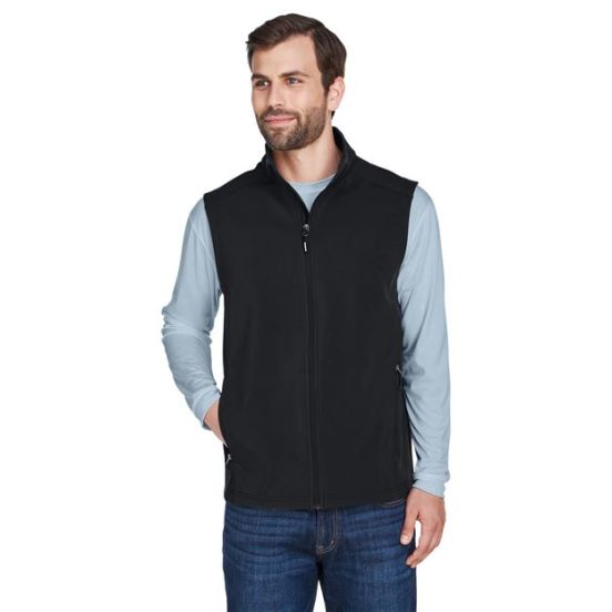 CORE365 CE701 Men's Cruise Two-Layer Fleece Bonded Soft Shell Vest