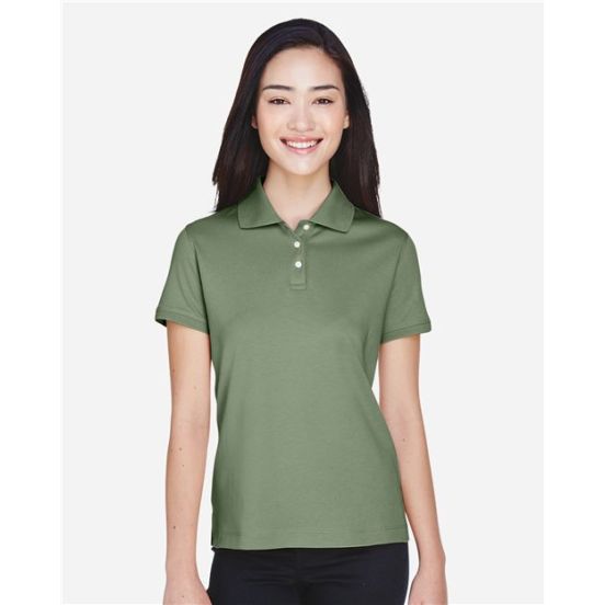 Devon & Jones D140SW Women's Perfect Pima Interlock Polo
