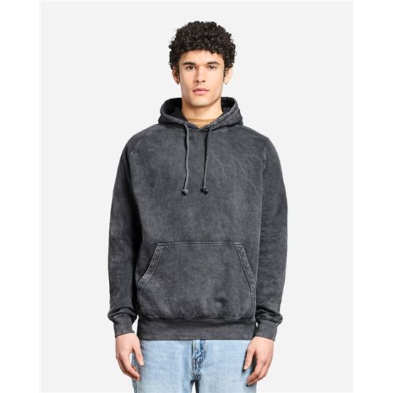 Lane Seven LST004 Unisex Vintage Raglan Hooded Sweatshirt