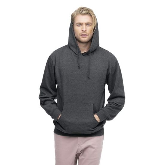 econscious EC5570 Unisex Heathered Hooded Sweatshirt