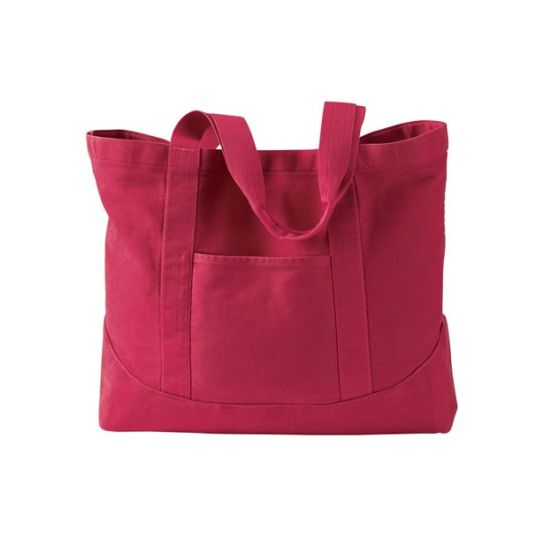 Authentic Pigment 1904 14oz. Pigment-Dyed Large Canvas Tote