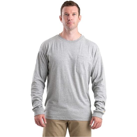 Berne Apparel BSM40T Unisex Tall Performance Long Sleeve Pocket T-Shirt