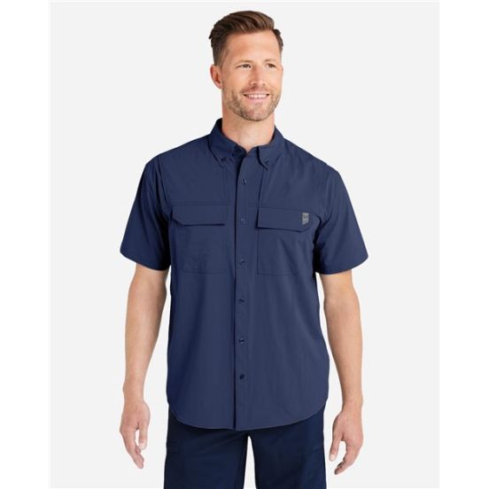 HUK H150183 Men's Creekbed Short Sleeve Shirt