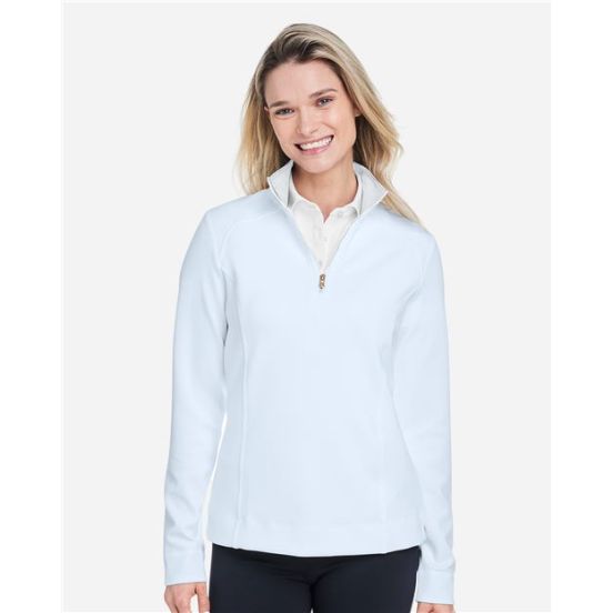 Fairway & Greene F12250 Women's Wells Tech Quarter-Zip Pullover