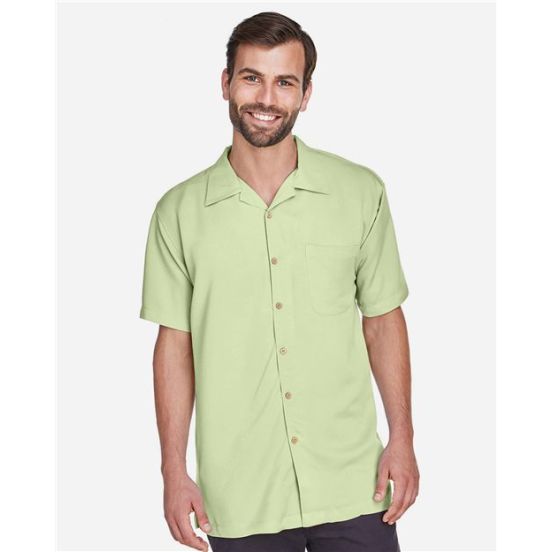 Harriton M570 Men's Bahama Cord Camp Shirt