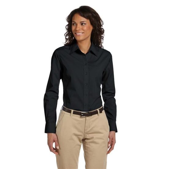 Harriton M510W Women's Essential Poplin
