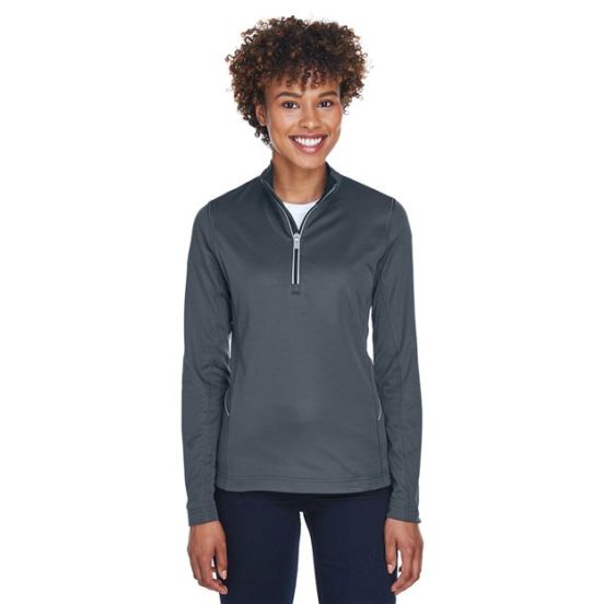 UltraClub 8230L Women's Cool & Dry Sport Quarter-Zip Pullover