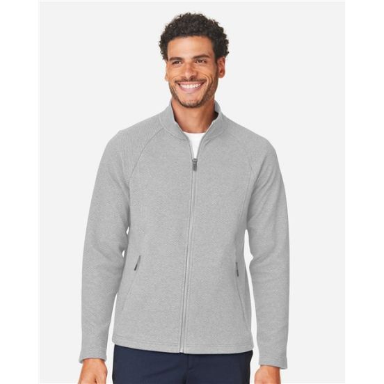 North End NE727 Men's Spirit Textured Full-Zip