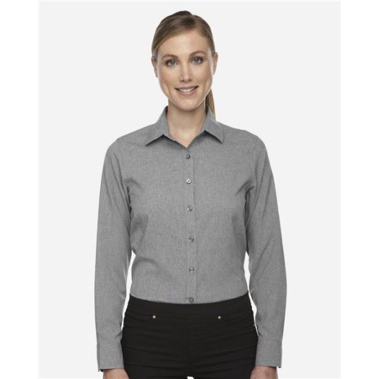 North End 78802 Women's Melange Performance Shirt
