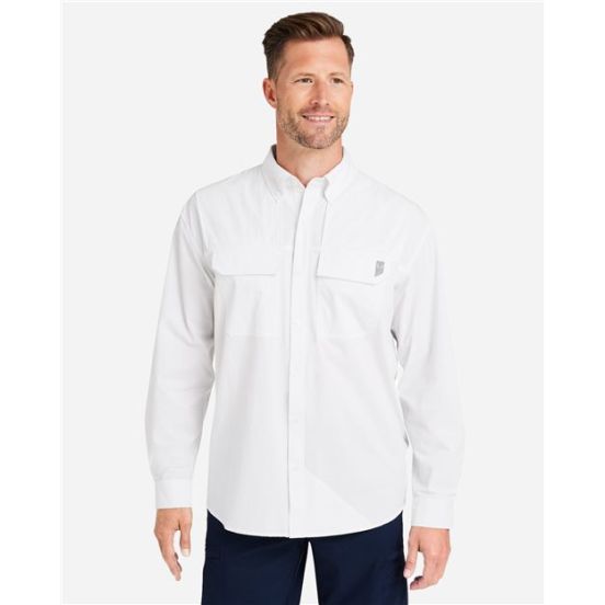 HUK H150184 Men's Creekbed Pocket Fishing Shirt